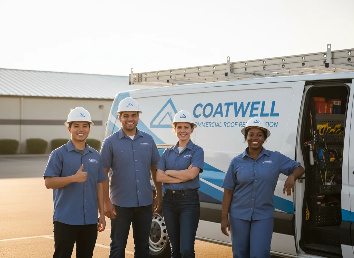 Commercial roof coating company in Athelstane, WI